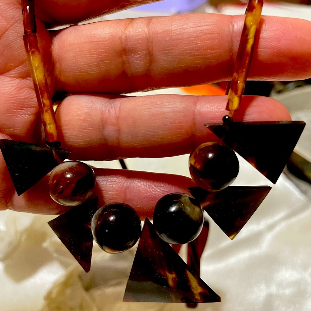 Collar de Carey con Argollas